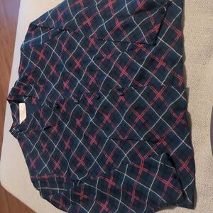 Pendleton Tartan button up blouse